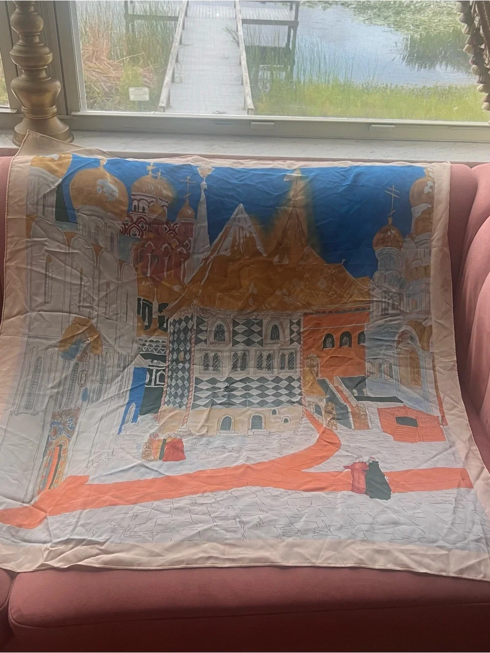 Silk Scarf - Russian Odyssey Riches of The State Russian Museu